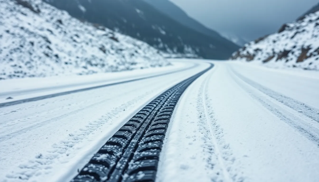 겨울용 타이어 이미지