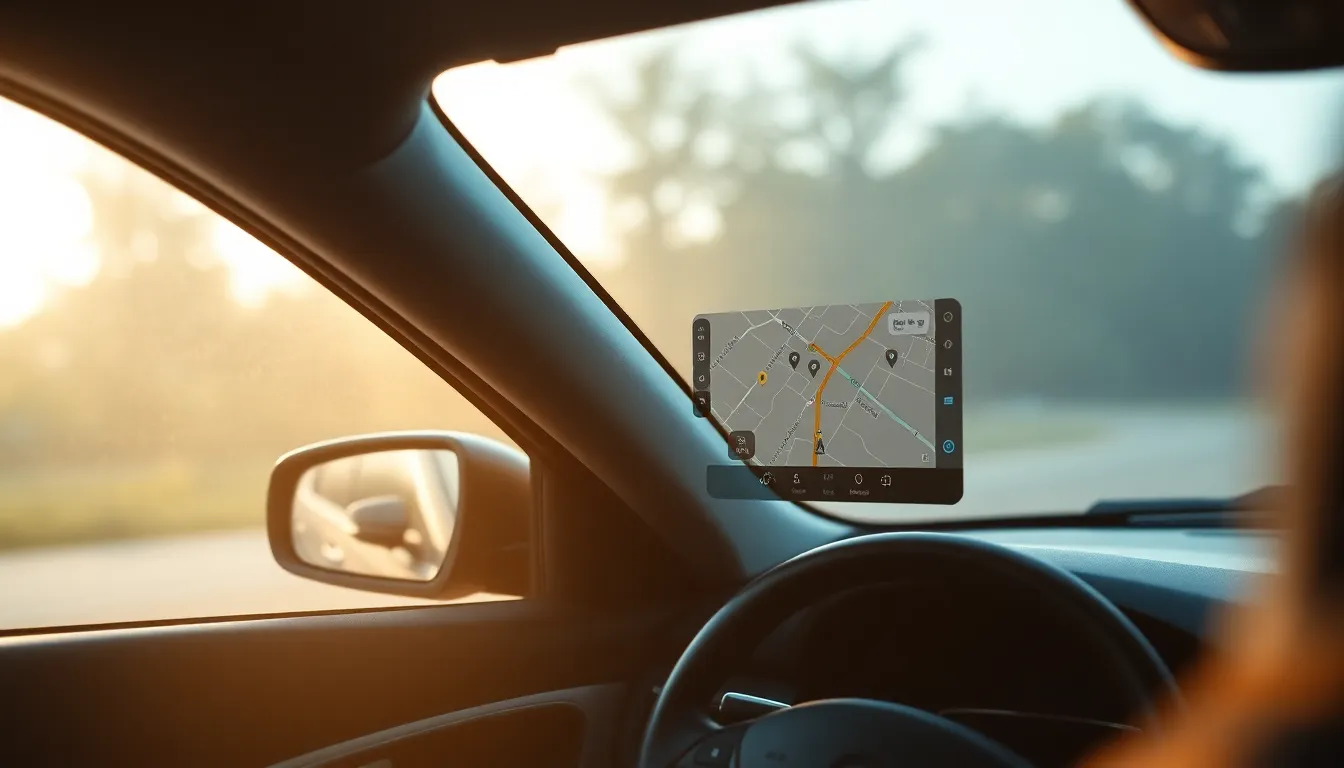 2025년 최신 내비게이션 지도 업데이트 화면 예시