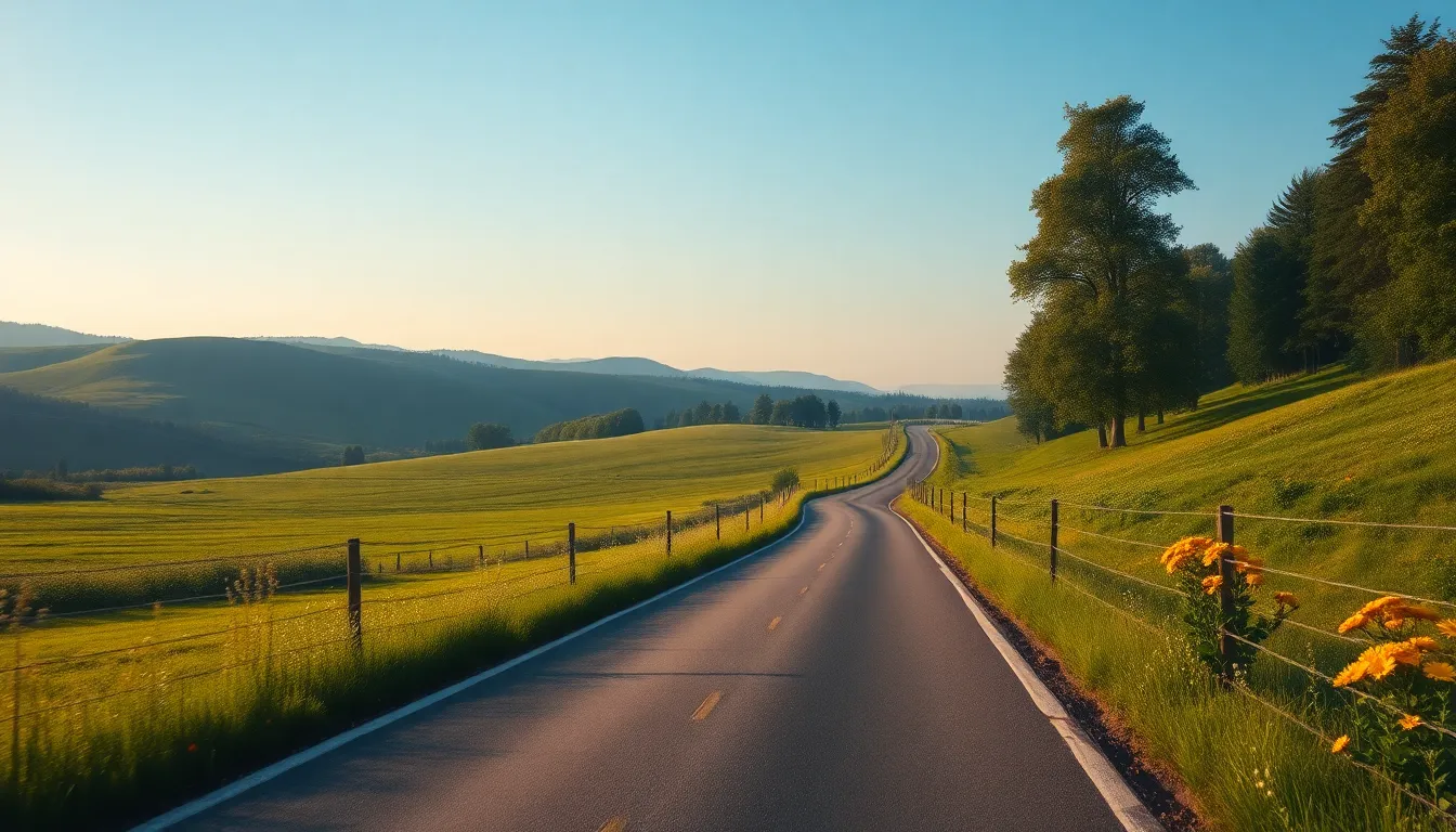장거리 운전 중 휴식을 취하는 운전자