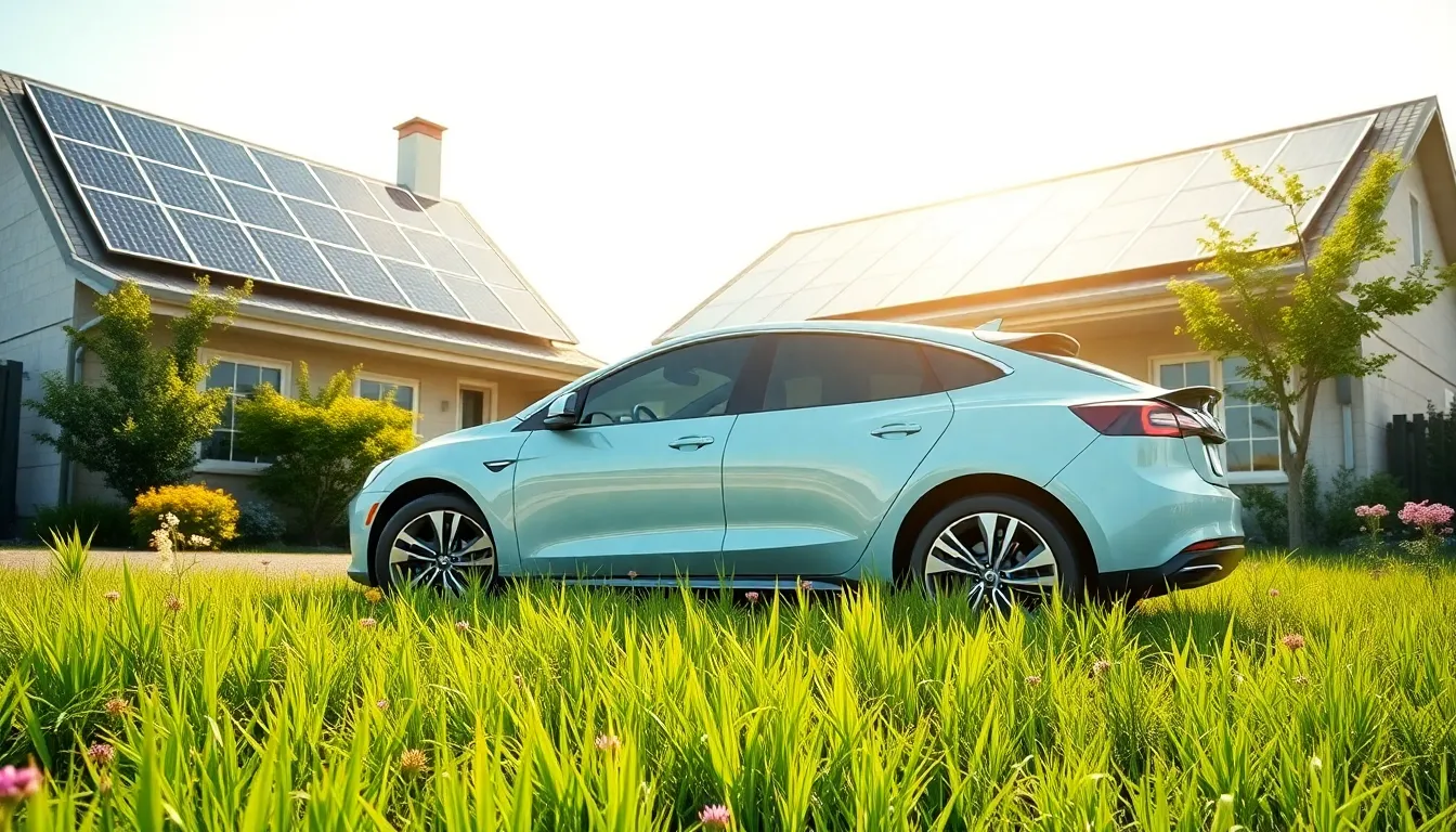 전기차 충전기를 효율적으로 사용하는 모습