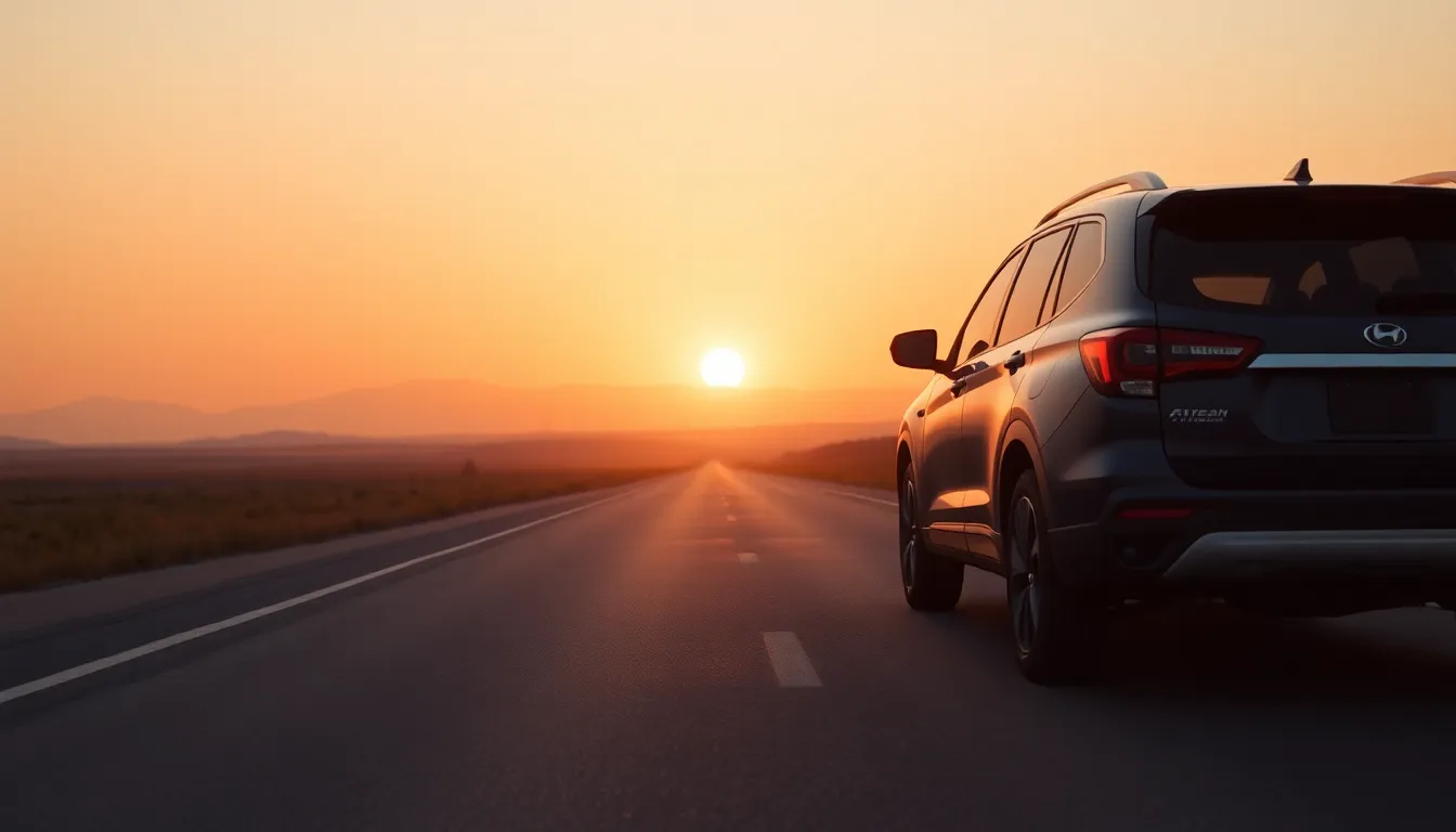 2025년형 최신 국산 SUV 내부 및 외부 디자인