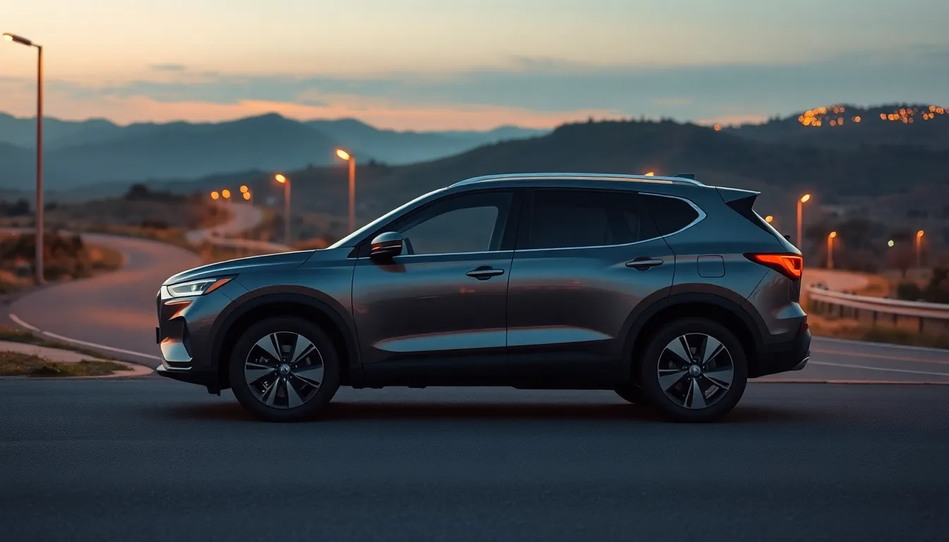 2025년형 국산 SUV 모델들이 나란히 서 있는 모습