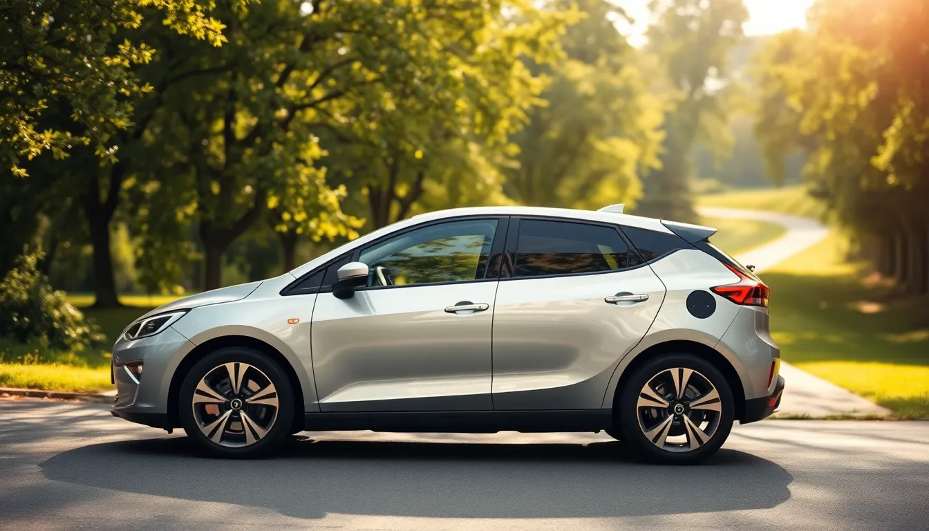 2025년형 전기차 최신 모델들이 충전 중인 모습