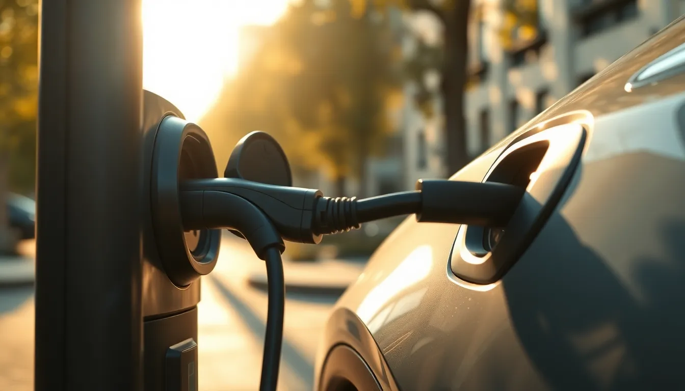 2025년형 최신 전기차의 혁신적인 디자인과 기술을 보여주는 이미지