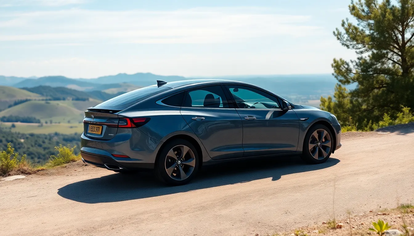 전기차 충전 중인 모습