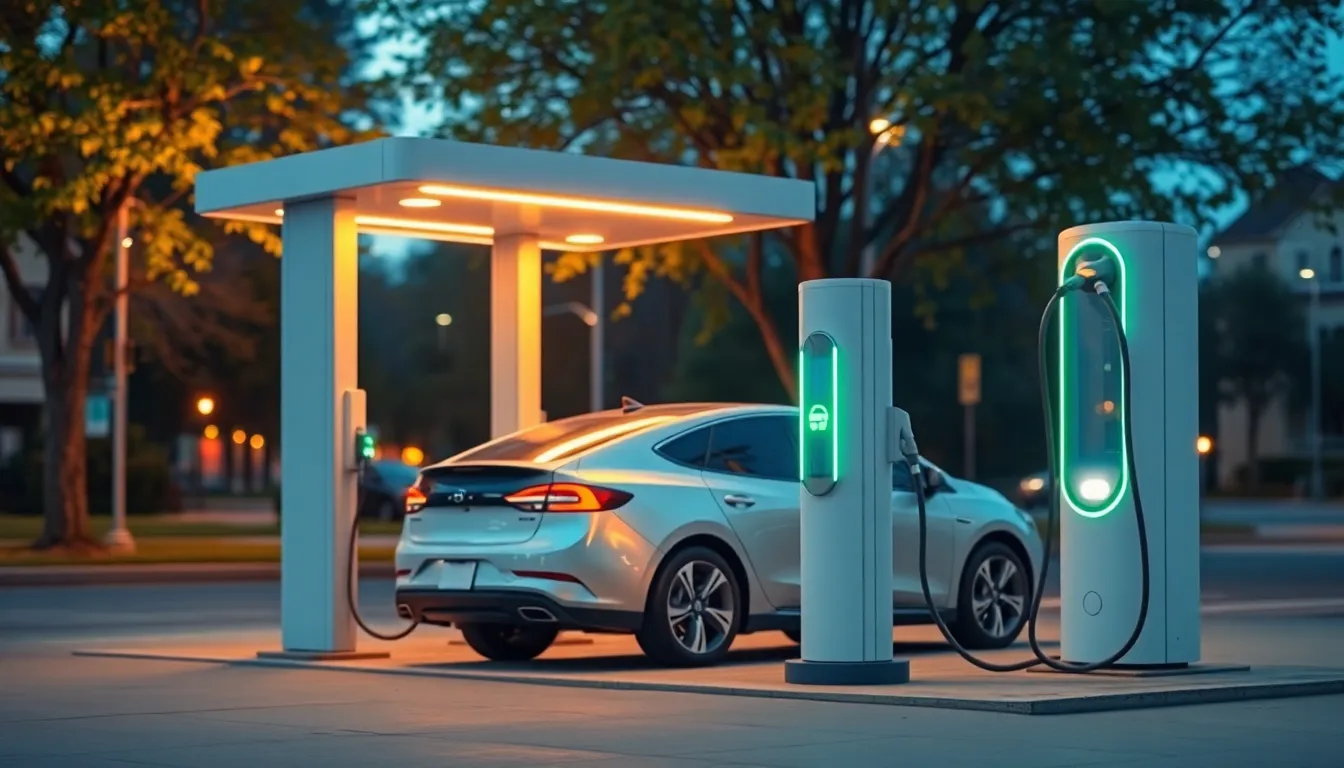 전기차 충전소 이미지