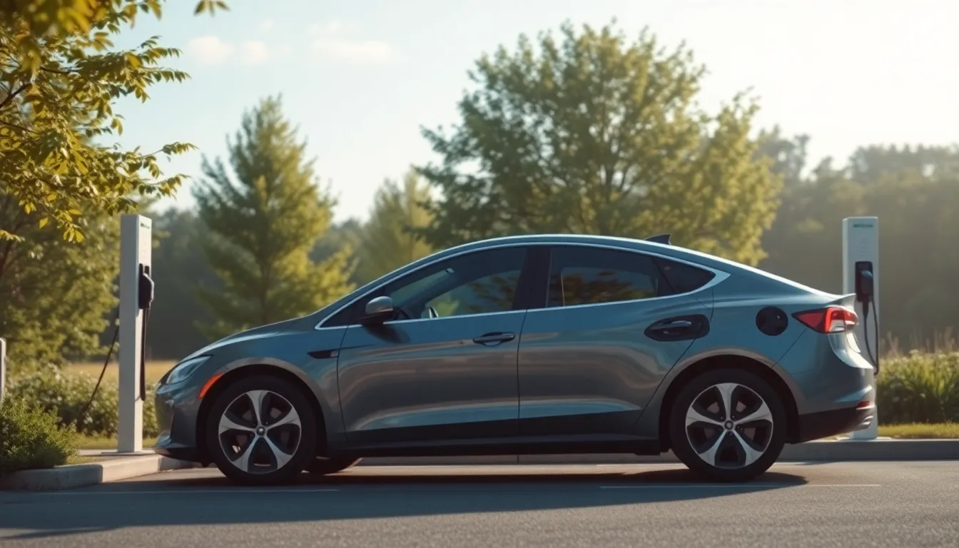 전기차 충전소를 알려주는 스마트폰 앱 화면