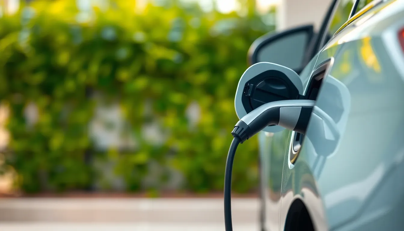 2026년형 신형 전기차 충전 모습