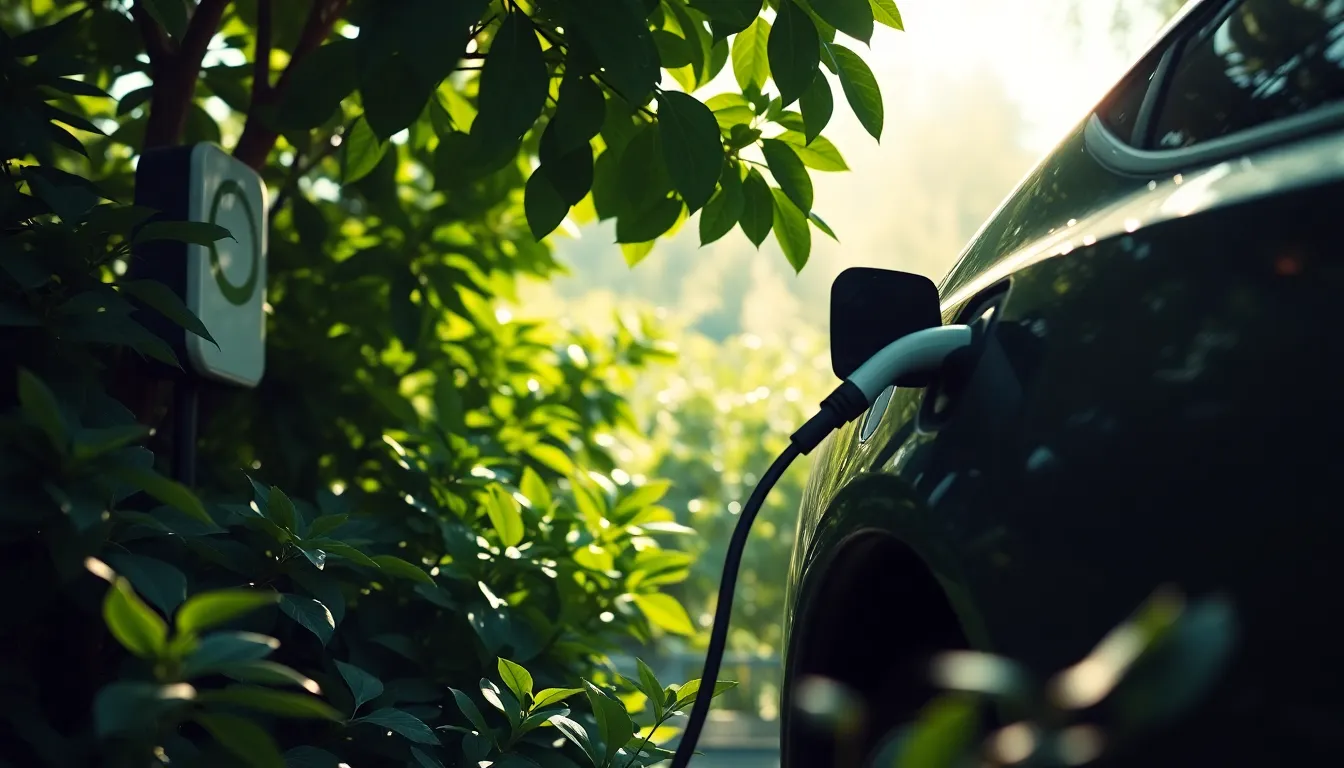 2026년형 최신 전기차 충전 모습