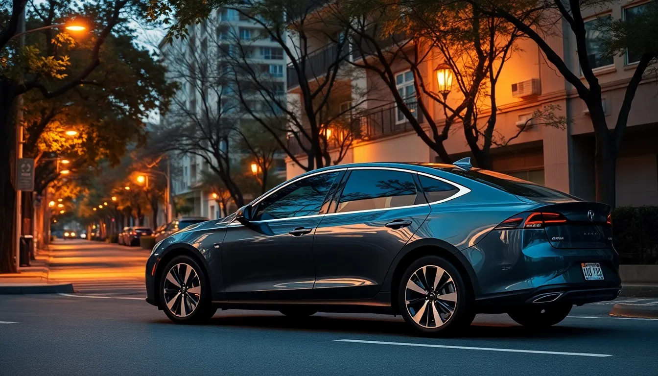 전기차 충전 중인 모습