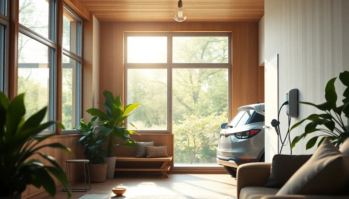 전기차 충전 중인 모습