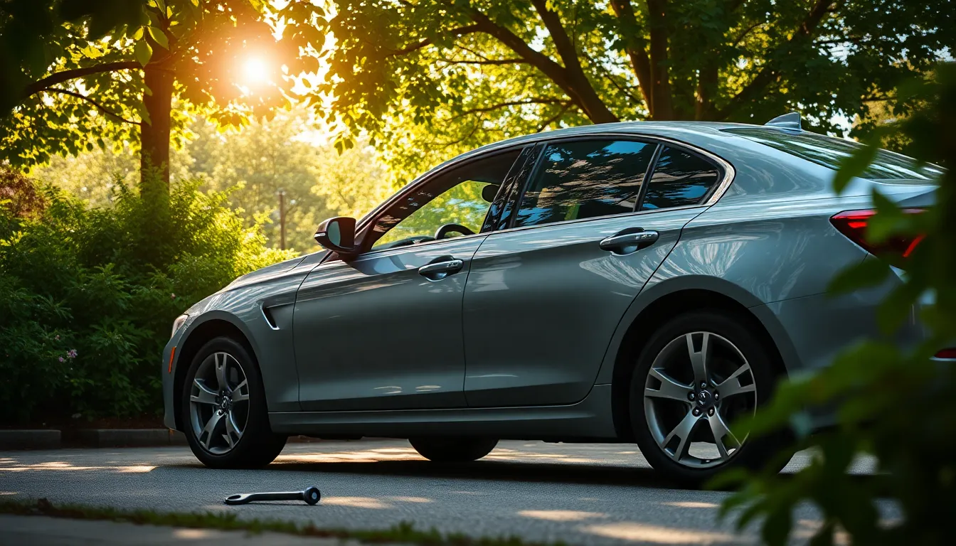 자동차 셀프 정비 이미지