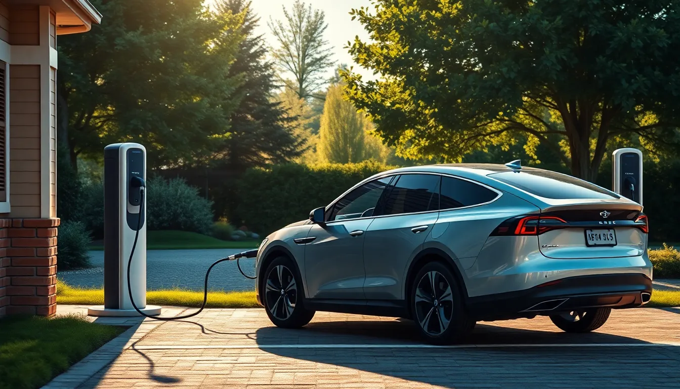 미래형 전기차 충전소