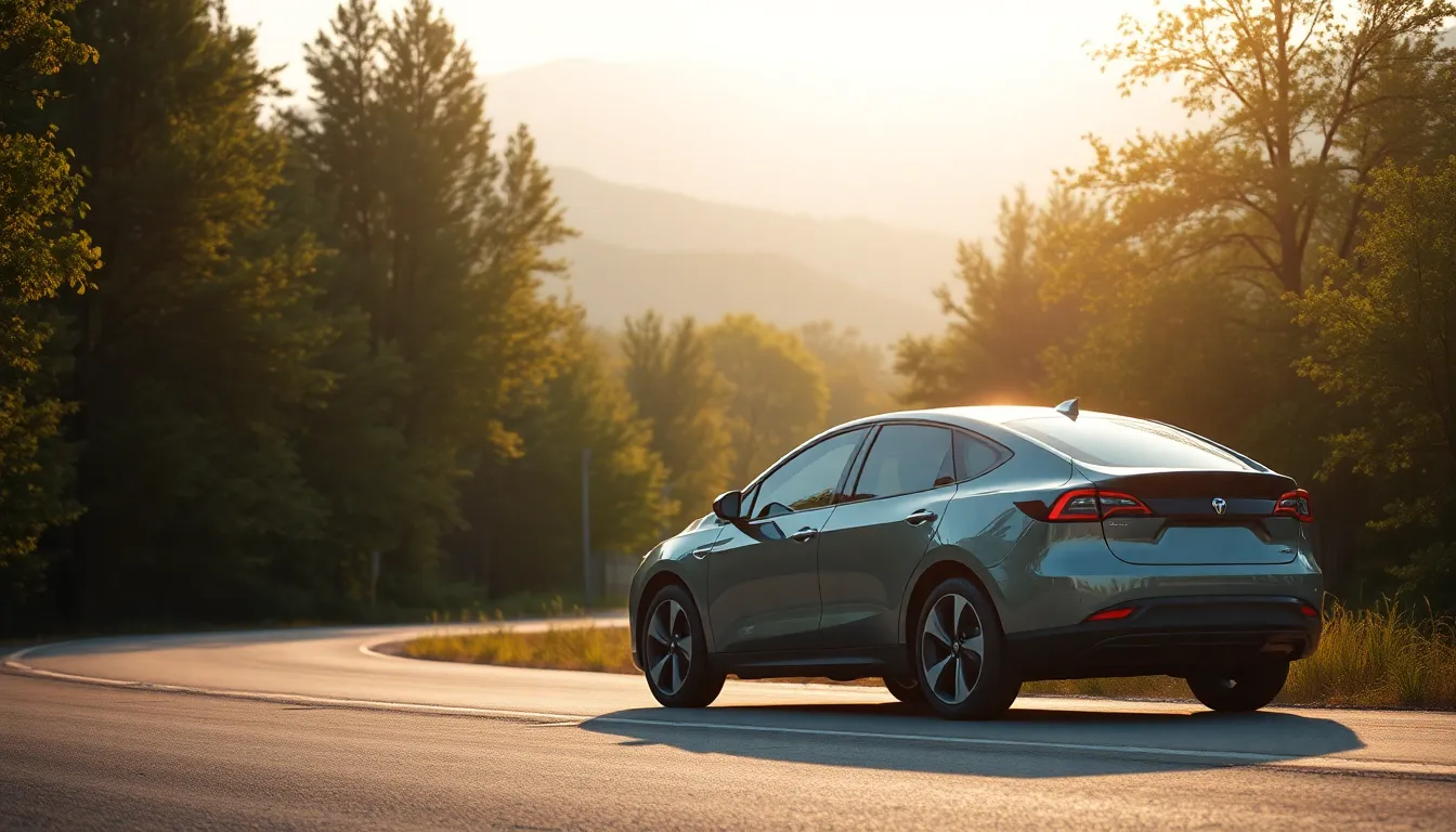 친환경 전기차 이미지